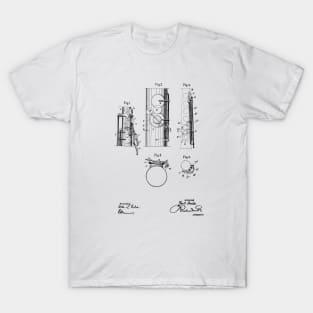 saxophone vintage patent drawing T-Shirt